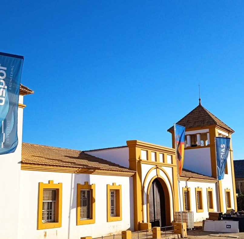 Masía Reva office building